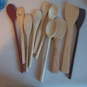 Primitive wooden spoons